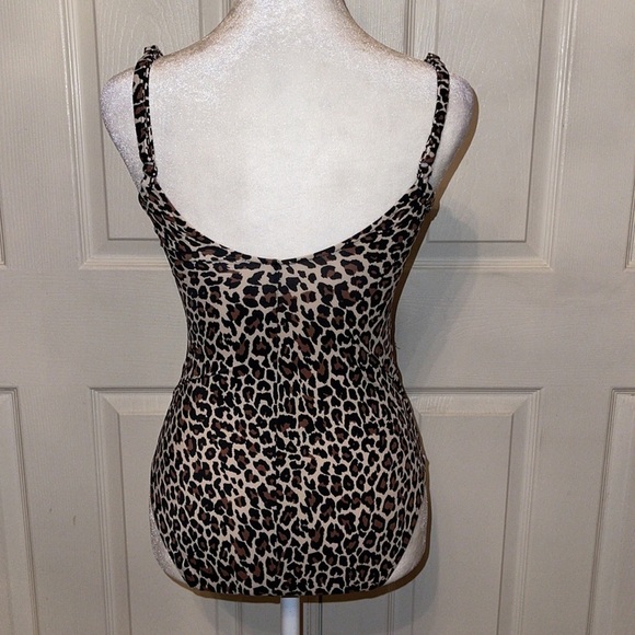 Aqua Green Animal Print One Piece Swimsuit - Picture 2 of 6